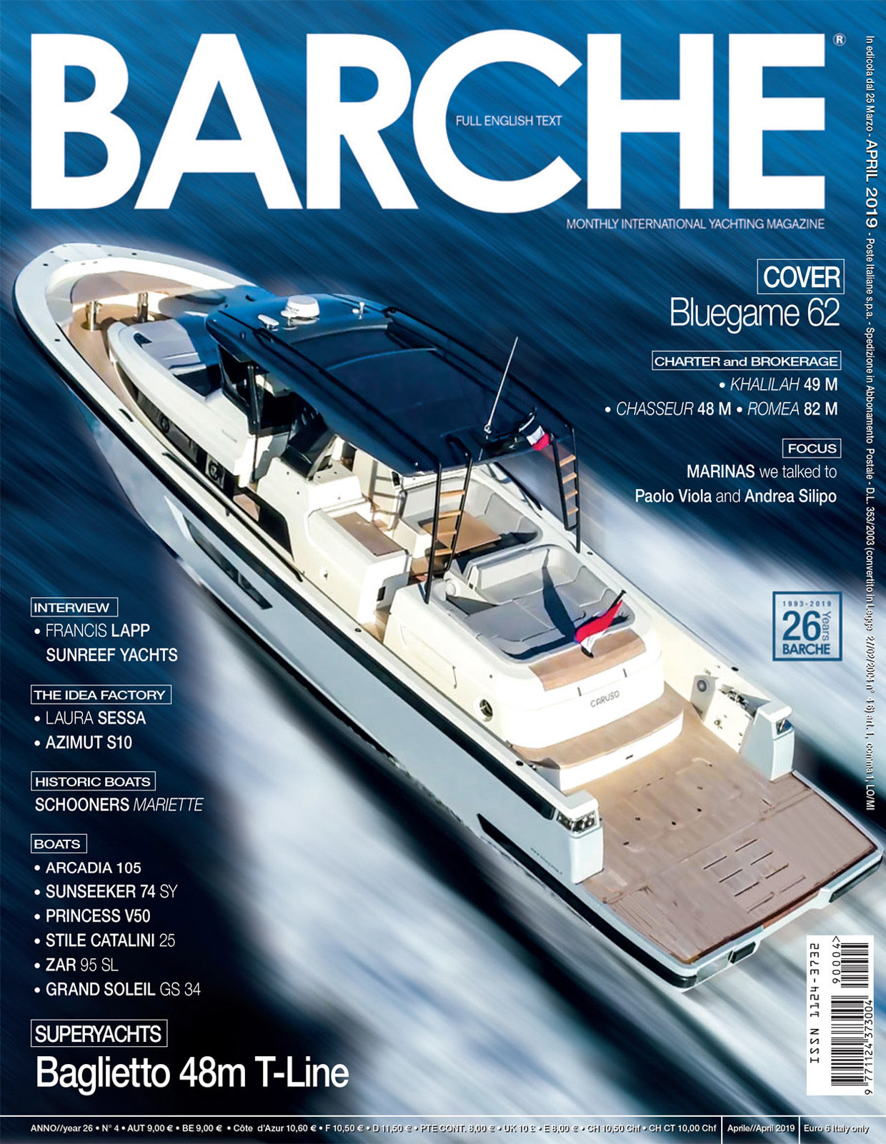 Barche, April 2019