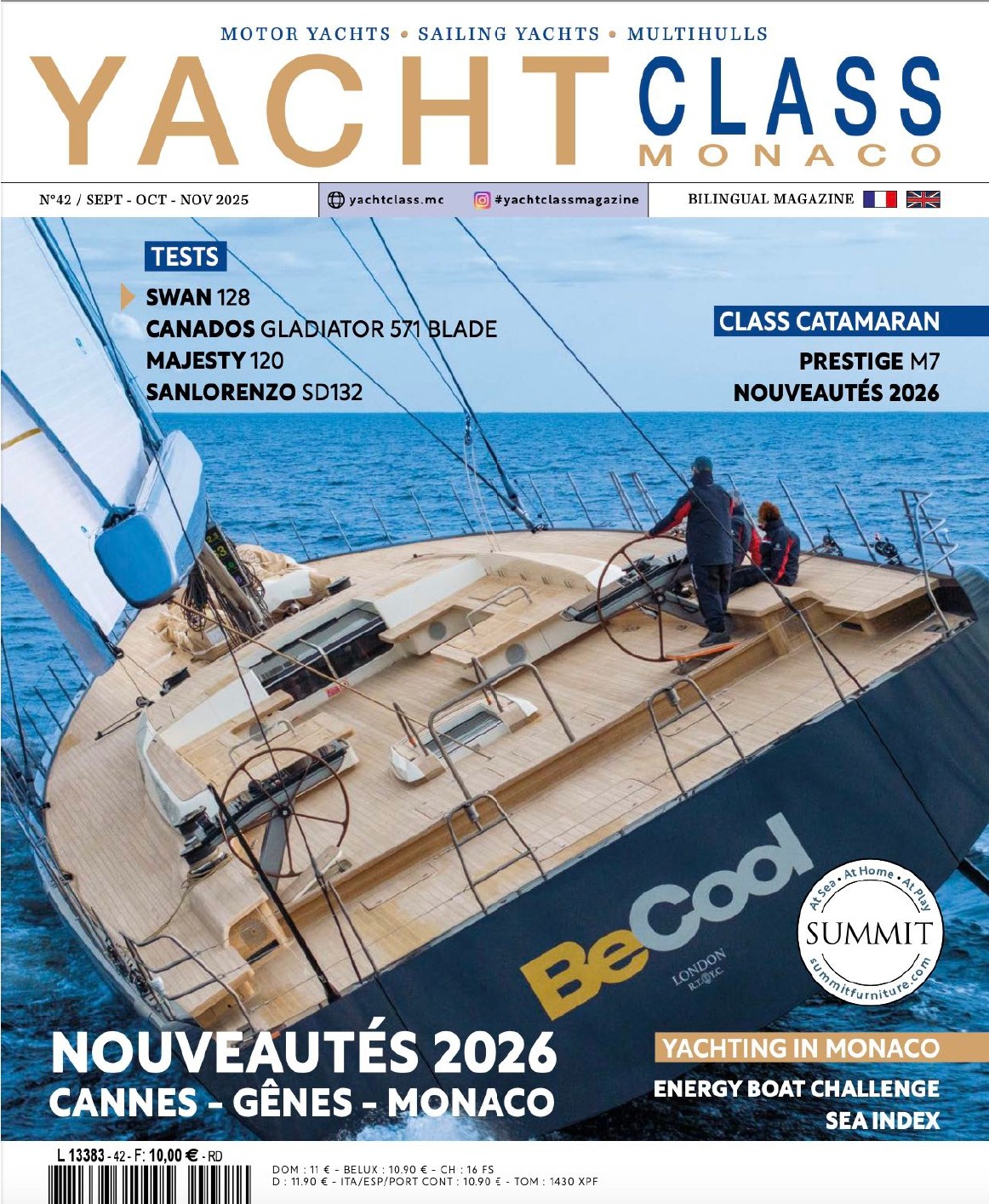 Yacht Class Monaco, Sept-Nov 2025